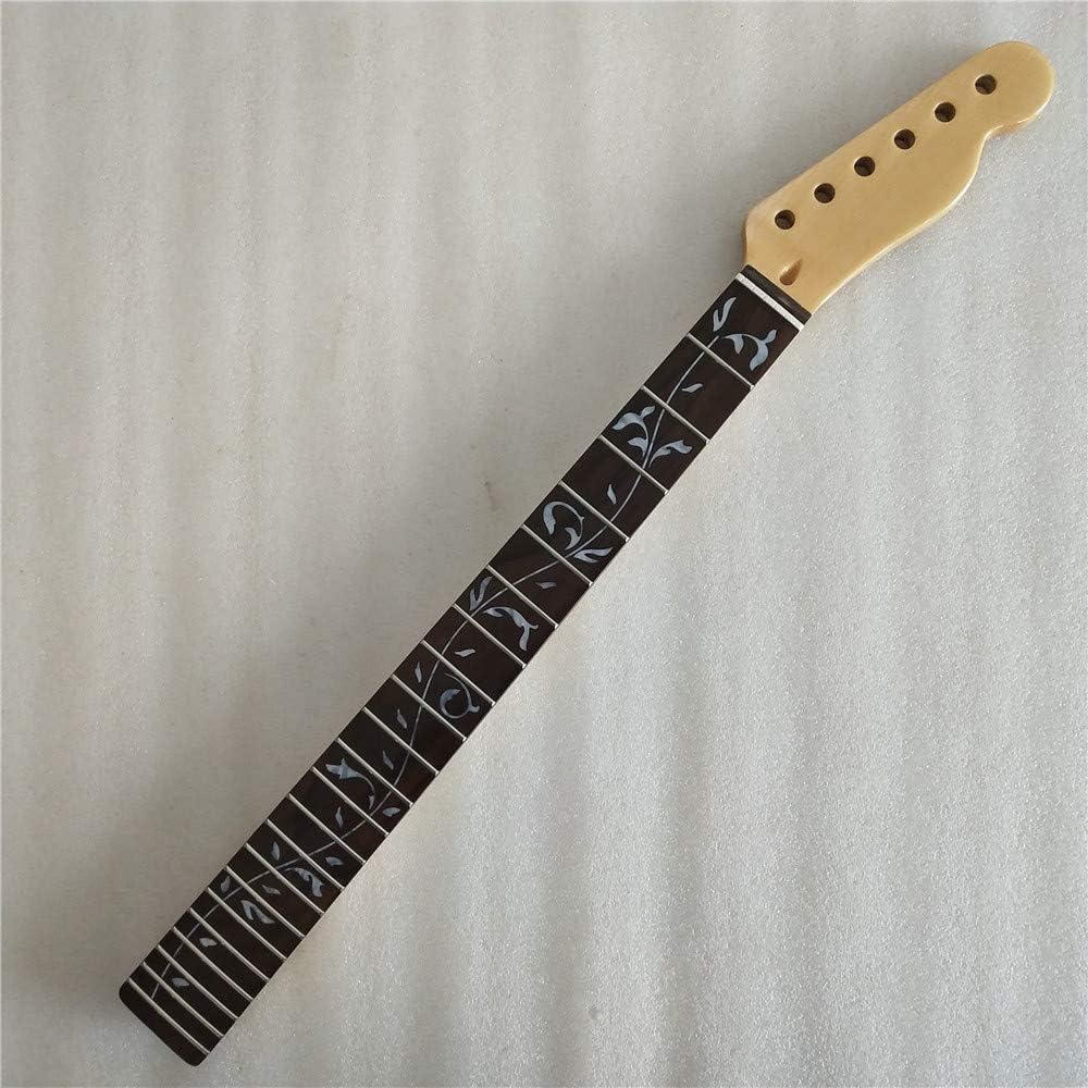 Maple 22 Frets Electric guitar neck Replacement rosewood Fingerboard gloss