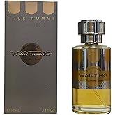 TWISHA Wanting Pour Homme Cologne for Men Eau de Toilette (Inspired by Azaro Wanted) 3.4oz/100ml Natural Spray, Long Lasting