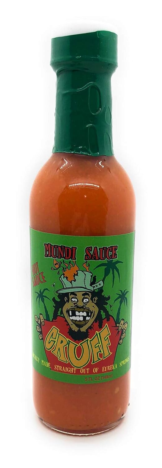 Mundi Sauce Cruff Hot Sauce - 3 Pack, Small Batch Fresh From Eureka Springs, Ozark Mountains