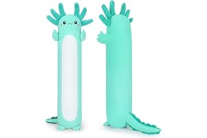 AUSPICIOUS BEGINNING Axolotl Plush Toys-35.4'' Green Axolotl Plush Stuffed Animal, Large Plushies Pillow, Cute Soft Plsuhies Gifts Plushie Stuffed Toys, Cute Boby Pillow Toy Doll Gift for Kids Girls Boys