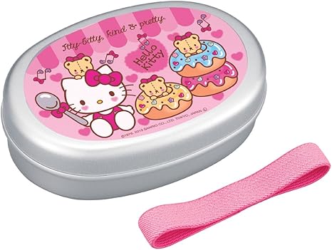 Amazon Co Jp オーエスケー ハローキティ スイーツ No 2 アルミ子供弁当箱m 仕切付 Al 5 ホーム キッチン