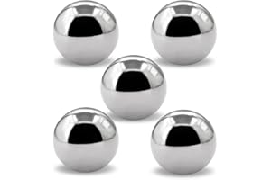 CVGY 5pcs 1.5''inch Chrome Steel Bearing Balls 38mm Steel Balls Precision Bearing Bulk Bicycle Bearing Balls 1-1/2"