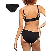 Subset Women's Organic Cotton Low-Rise Brief, All Day Comfort, Natural Knickey Undies, Breathable Underwear for All