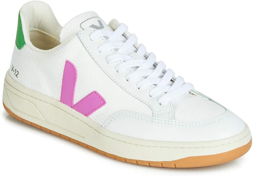 VEJA V12 Zapatillas Moda Femmes Blanco/Violeta/Verde Zapatillas Bajas Amazon.es Zapatos y