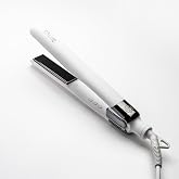 SRILabs StyleQ Flat Iron - Red Light Therapy, Titanium Graphene Plates | Titanium Plates, Graphene Technology, Negative Ions For Fewer Passes, Frizz-Free, Smooth, Glass-Like Hair, Dual Voltage