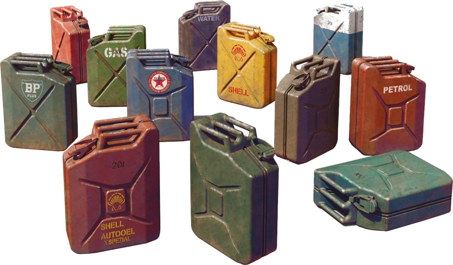 Miniart 1:24 - Jerrycans 20L German Type