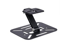 iSinbox Projector Foldable Stand, Mini Ceiling Wall Projector Mount Stand, Ultra-Compact Folding Stand Easy Setup with 180-Degree Rotation, Lightweight 295g