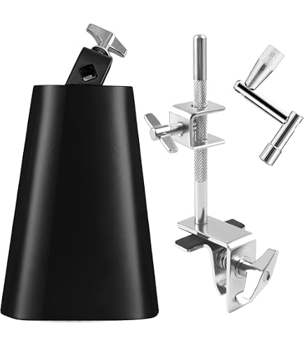 Amazon.com: Latin Percussion LP205 Timbale Cowbell,Black,Brown