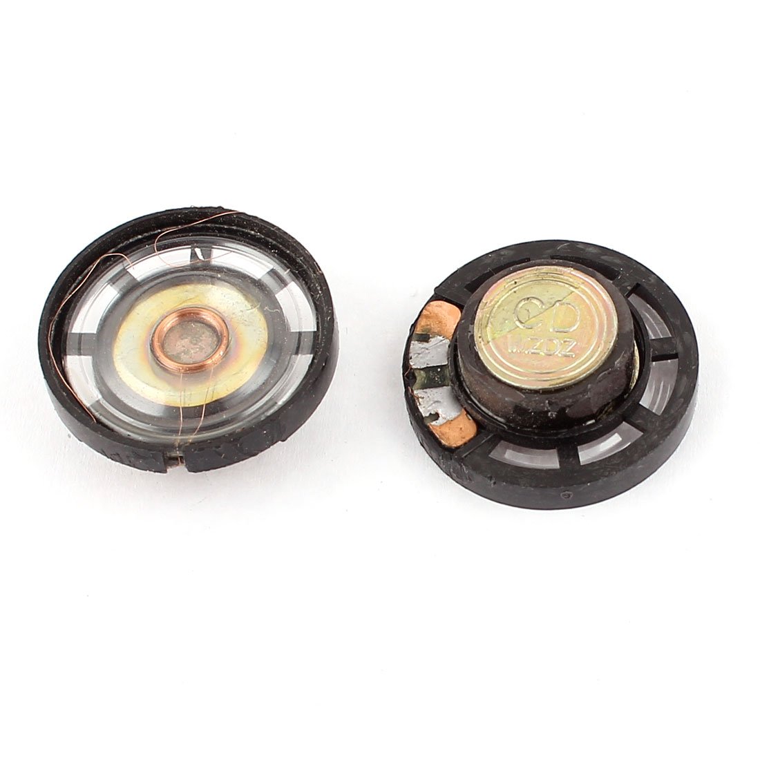 sourcing map 0.25W 8 Ohm 29mm Dia External Magnet Speaker Loudspeaker 2pcs