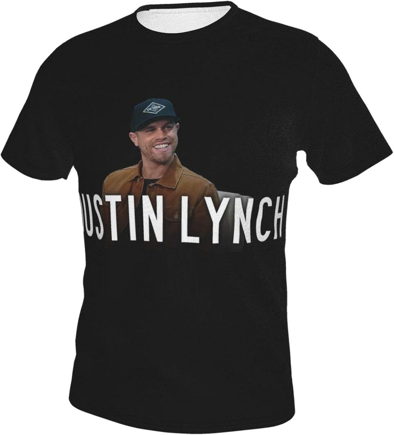 KJIOREKDSFM Dustin Lynch Man's T Shirts Comfortable Round Neck Tee