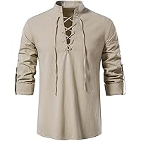 Amazon.com: Idopy Men`s Retro Lace Up Punk Renaissance