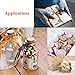 LJY 6 Rolls 6 Colors Raffia Twine Paper Ribbon for Valentine's Day Gift Box Packing
