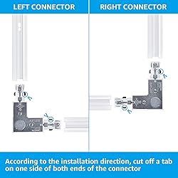LEONLITE H Track L Connector, H Type Single Circuit
