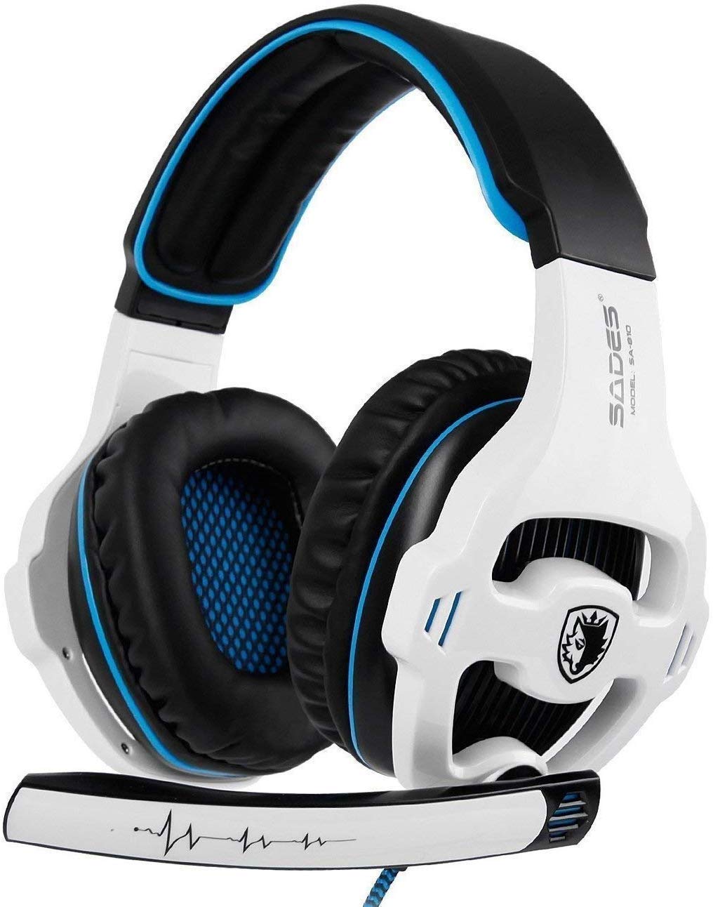 HOUSAI Xbox Gaming Headset for Xbox Series X, Xbox Series S, Xbox One,PS4, PlayStation, PS5 Over Ear Headphone with Mic Noise Cancelling for Xbox 1 PS4,PS5(White)