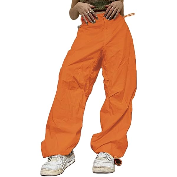 パンツ tightbooth 21ss baggy slacks orange Aloohaidyvio Wide Leg Dress Pants Women's High Waisted