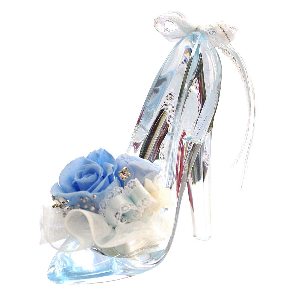 Glass Flower Bad Bear High Heels Shoes
