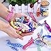 Mudder 100 Pieces Elastic Hair Ties No Crease Ponytail Holders Printed Patterns Knotted Hair Bands Ribbon for Girls Women, 50 Styles