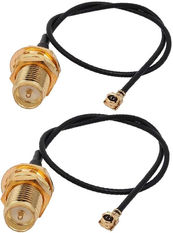 XDREE 2 unids RF1.13 IPEX 1.0 a SMA Conector Macho Antena