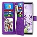PASONOMI Note 8 Case, Note 8 Wallet Case with Detachable - [Folio Style] PU Leather Wallet case with ID&Card Holder Slot Wrist Strap for Samsung Galaxy Note 8 (Purple, Samsung Galaxy Note 8)