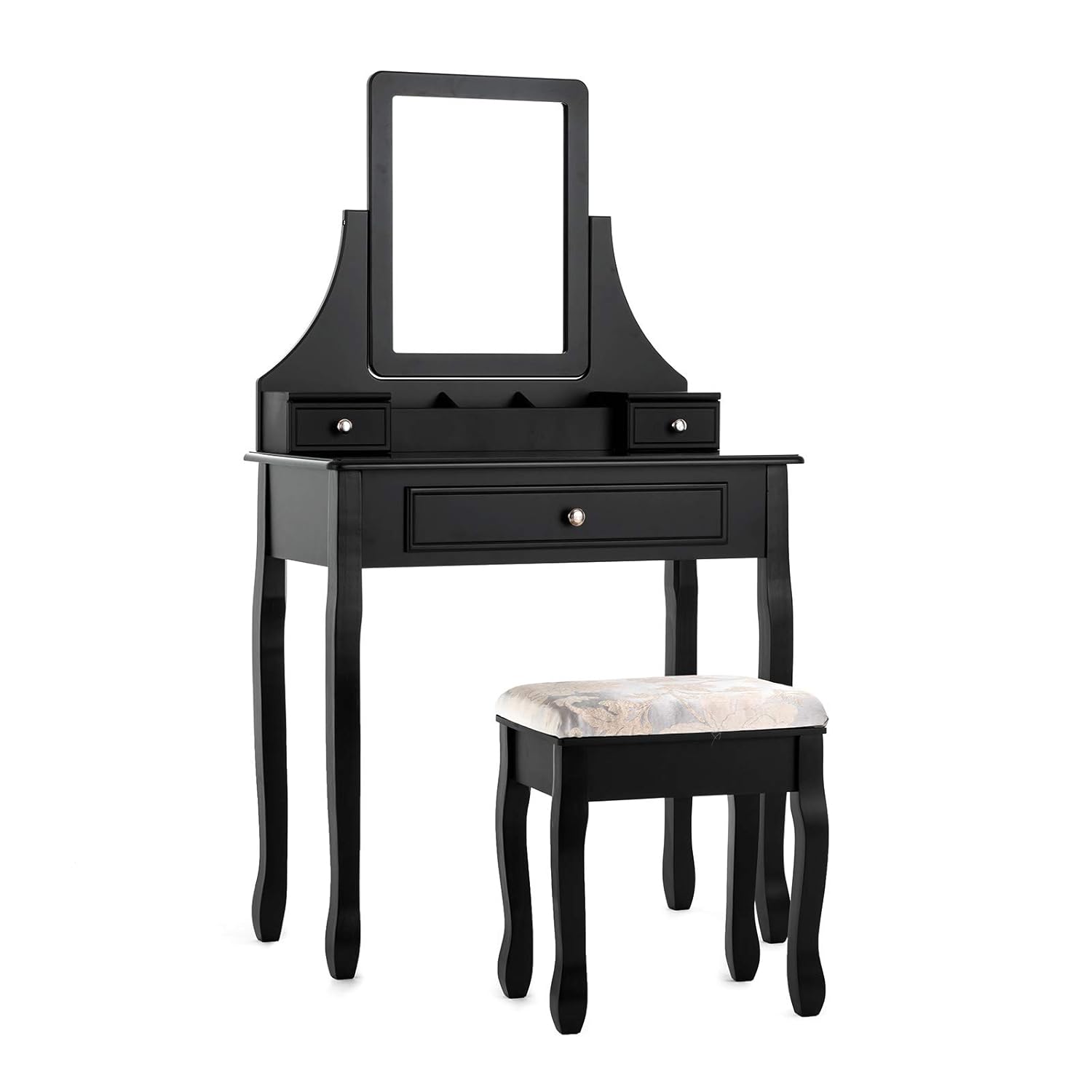 mecor Schminktisch Moderne Schwarz Kosmetiktisch Frisierkommode mit