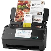 ScanSnap iX2500 Wireless or USB High-Speed Cloud Enabled Document, Photo & Receipt Scanner with Large Touchscreen and 100 Pag