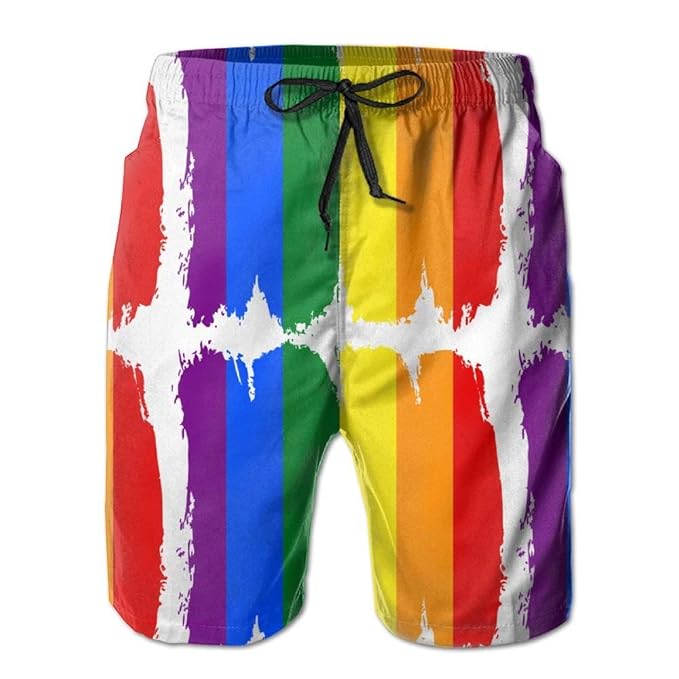 pantaloncini arcobaleno
