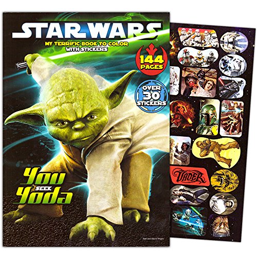 Disney Studios Classic Star Wars Giant Coloring Book with Stickers (144