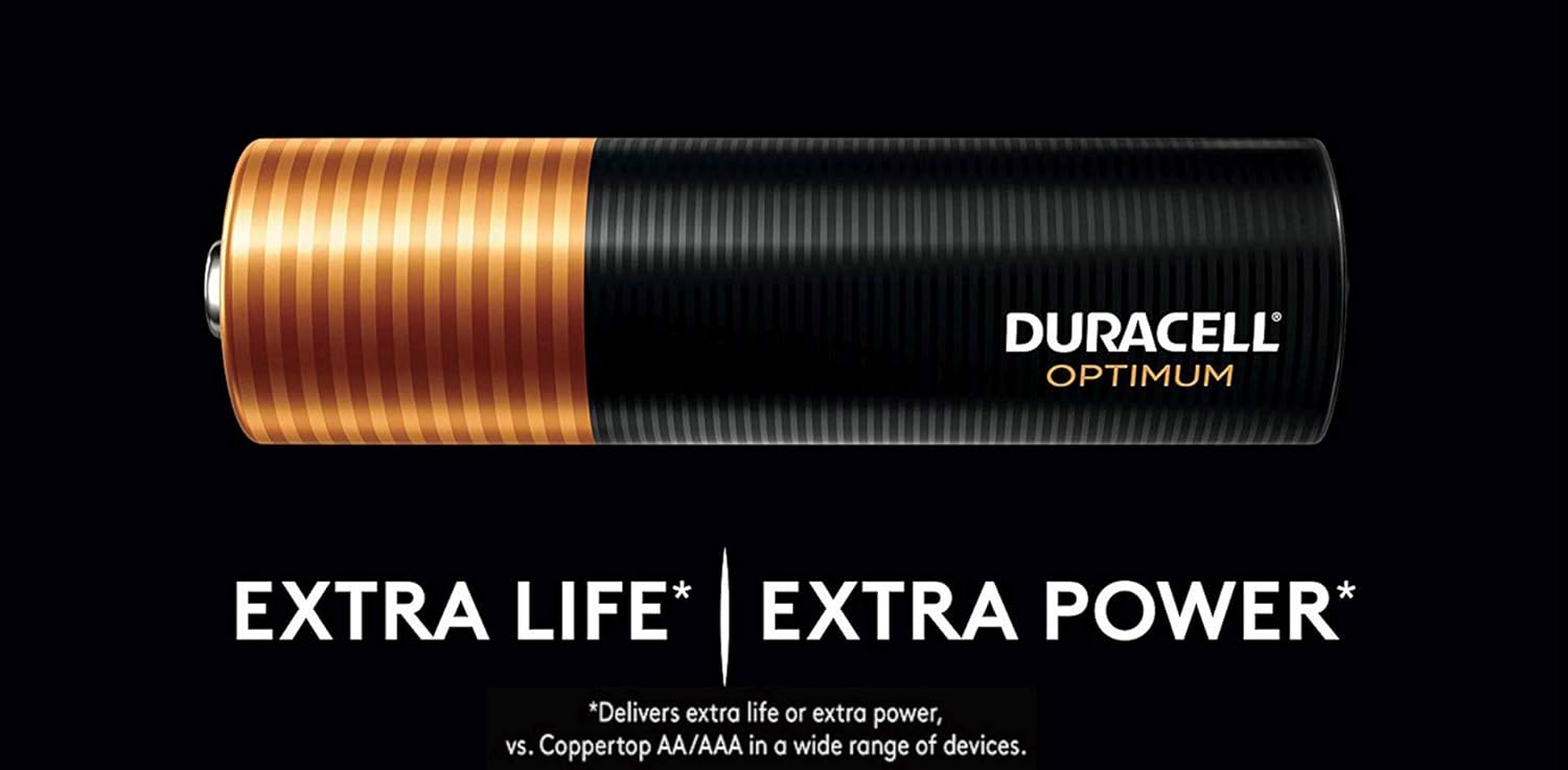 Duracell Optimum AAA Batteries | 6 Count | Long Lasting Triple A Battery | Alkaline AAA Battery: Health & Personal Care