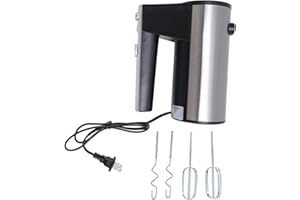Alomejor Electric Hand Mixer Low Noise Ergonomic Handle 5 Gear Speed for Cooking Baking Kitchen Handheld Mixer for Cakes,Eggs
