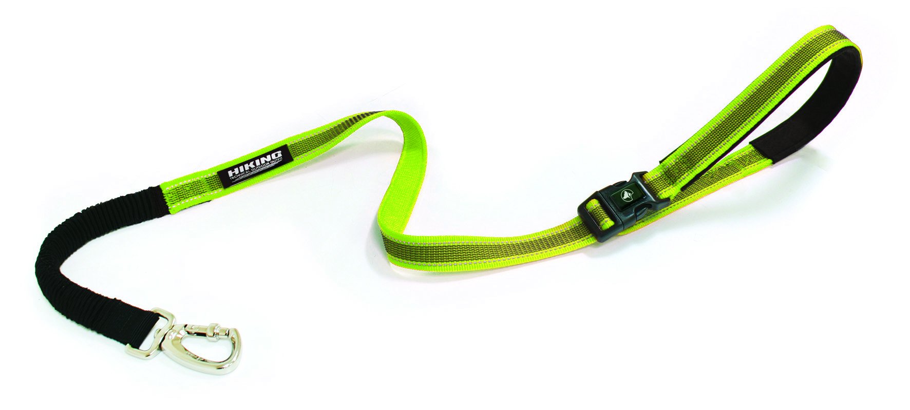 croci Venture Elastic Leash, 15 x 1200 mm, Green