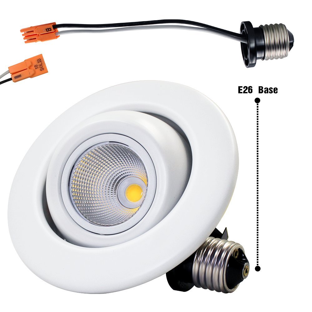 10W 4 Inch Dimmable Eyeball LED Recessed Ceiling Downlight Fixture