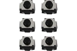 6PCS L R Button Micro Switches Left Right Tactile Bumper Button Press Microswitches Compatible with Switch 2DS 3DS XL Joystic