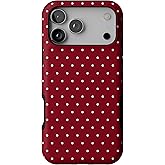 Casely iPhone 17 Pro Max Case | On The Dot | Maroon Polka Dot | Bold Protective Design | MagSafe Compatible Design