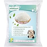 GOMICRAFT Fiberfill Stuffing for Stuffed Animals, Crafts, Crochet, 5.3oz | hypoallergenic Polyester Fiber Fill | Quick Rebound | Machine Washable | Ideal Stuffing for Cushions, Clouds, Pillows