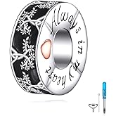 HUKKUN Tree of Life Urn Bead Charm Sterling Silver Cremation Charm for Bracelet Memorial Jewelry Gifts for Women Loss Loved One