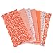 Souarts Quilting Patchwork Fabric Fat Quarter Bundles Fabric for Scrapbooking Cloth Sewing DIY Crafts Pillows25x25cm 7pcs