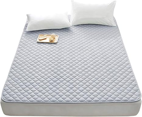 Amazon ベッドパッド 敷きパッド クイーン 快適 防ダニ 抗菌防臭 吸汗 速乾 洗える ホテル仕様 ライトグレー クイーン 160x0cm ベッドパッド 敷きパッド オンライン通販