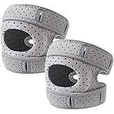 Knee Brace for Women Men, Adjustable Knee Support with Side Stabilizers Patella, Knee Brace with Patella Gel Pads, Joint Support Brace, for Daily & Sport