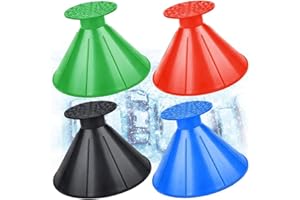 Magical Ice Scraper, Ice Scraper for Car Windshield, Round Snow Shovel Magic Cone-Shaped Funnel Snow Remover Tool