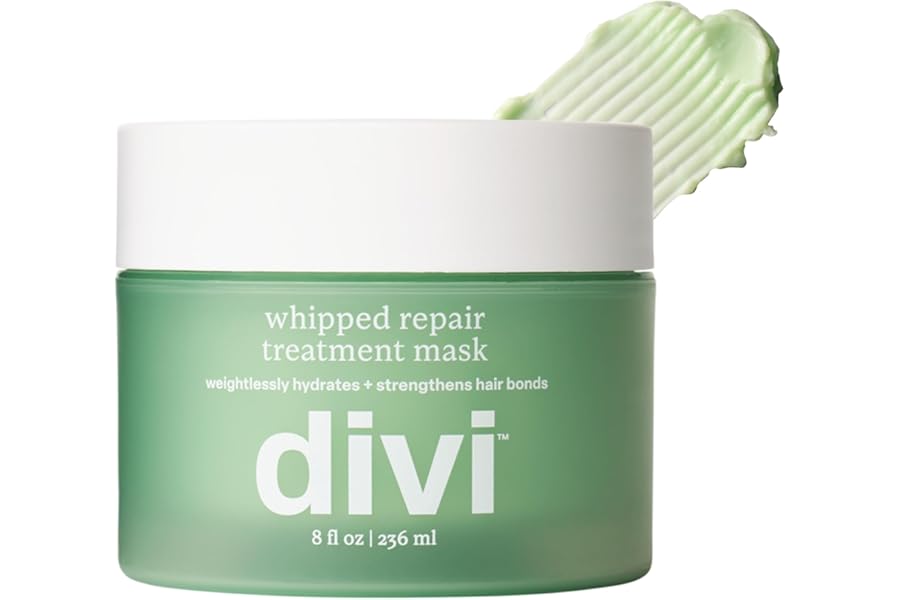 Divi Whipped Repair Hair Treatment Mask Deep Conditioning Hair Mask for Dry, Damaged, and Color-Treated Hair