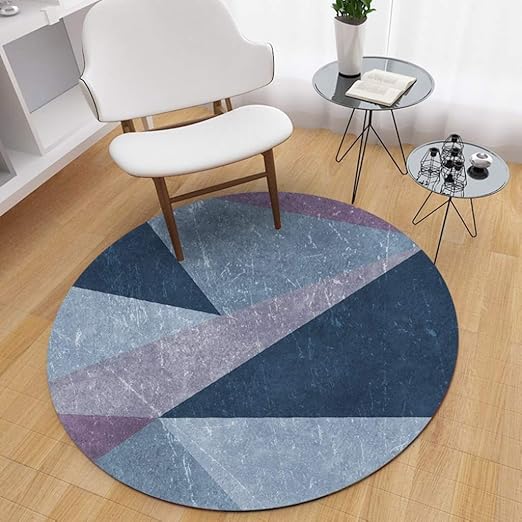 Amazon ラグ 円形 丸型 ラグマット カーペット リビングマット オールシーズン 北欧 おしゃれ 0 幾何学柄 滑り止め付 ホットカーペット対応 床暖房 モダン L 円形マット 円形ラグ おしゃれ 夏用 西海岸 心地よい ラグ カーペット オンライン通販