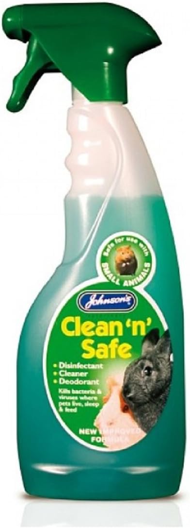 Johnsons Clean N Safe Rabbit Litter Tray Disinfectant Spray 500ml
