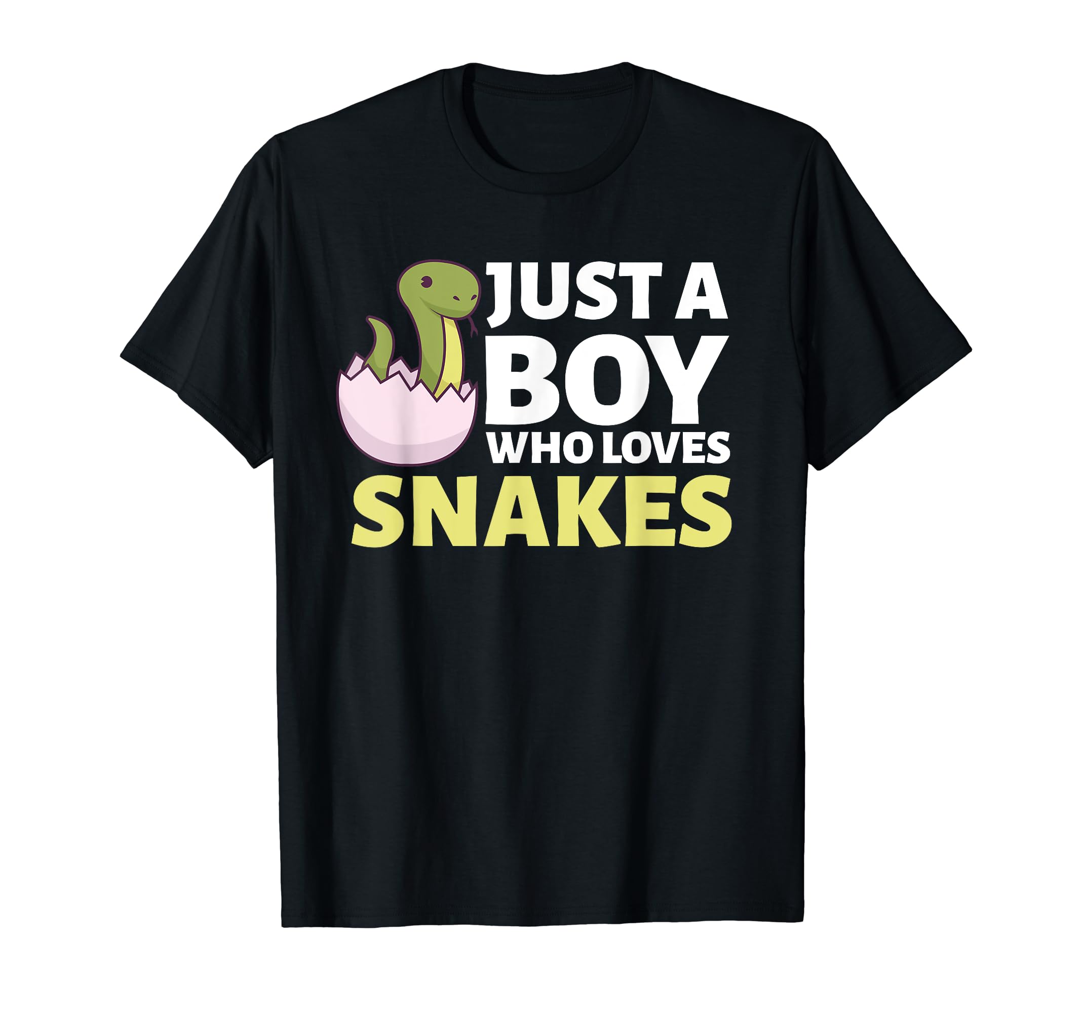 Just A Boy Who Loves Snakes Reptile Cobra Rattlesnake T-Shirt