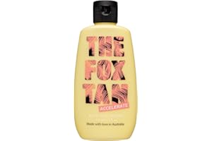 The Fox Tan Rapid Face Tanner, Tanning Accelerators For Deeper & Faster Tans, Contains Hyaluronic Acid & Jojoba Oil, Vegan & Cruelty Free, 90ml