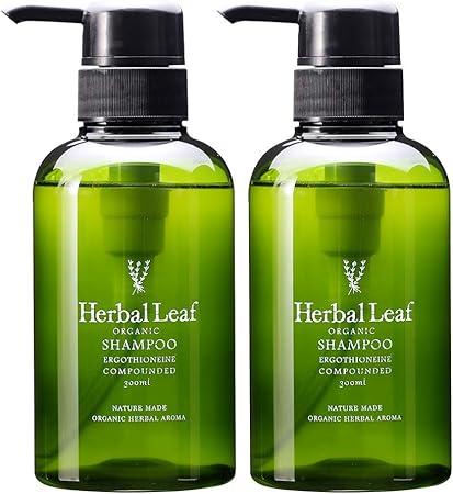 Amazon ハーバルリーフ オーガニック シャンプー 2本 セット 無添加 アミノ酸 ノンシリコン 頭皮ケア ヘアケア ボタニカル エキス配合 天然アロマの香り 国産 オーガニックシャンプー 男性 女性 子供 ハーバルリーフ シャンプー 通販