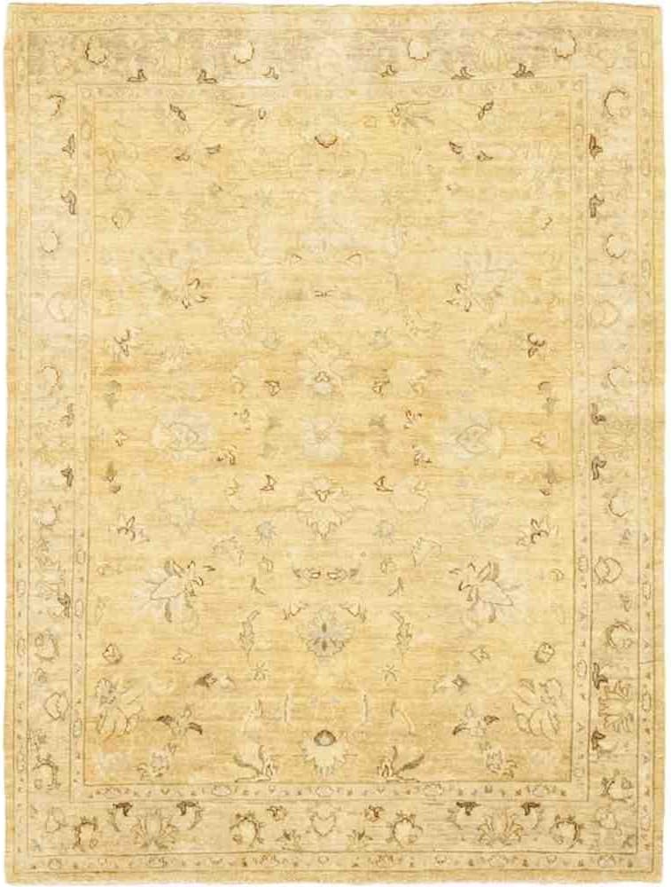 Solo Rugs Oushak Indoor Hand Knotted Area Rug, Beige, 6' 8" x 5' 1"