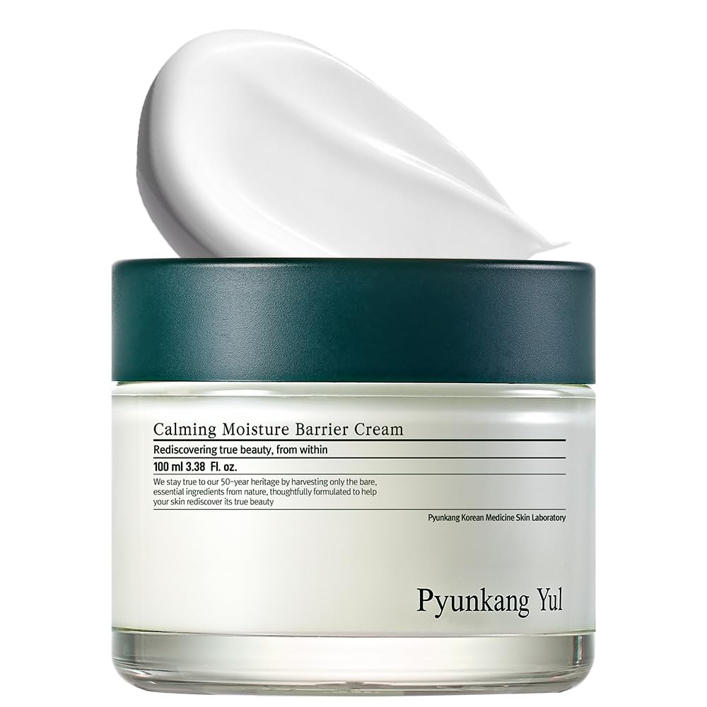 [PKY] Pyunkang Yul Calming Moisture Barrier Cream Instantly Soothes Sensitive Skin, Hyaluronic Acid & Ceramide for Hydration, Vegan, Korean Skincare (3.4 Fl. Oz, 100ml) — image 1