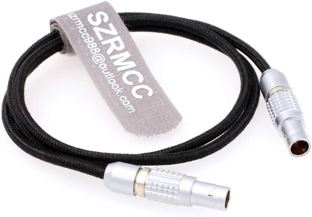 SZRMSZRMCC ARRI Alexa Red Camera to Teradek Bond SmallHD Paralinx Preston Transvideo Flexible Power Cable 2 Pin Male to 2 Pin Male (Straight Cable) - Image 3