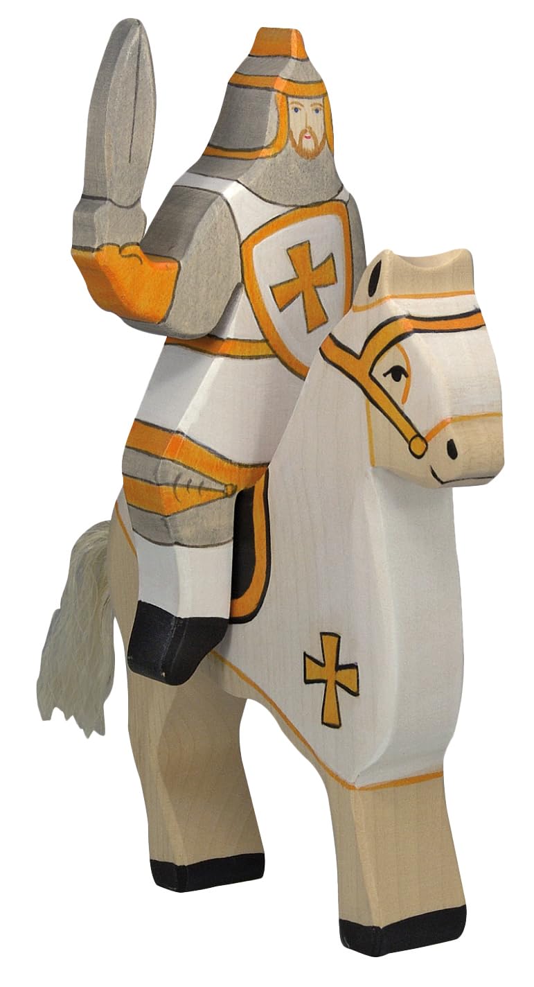 Holztiger Tournament Knight Without Horse (White)