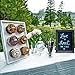 TenXVI Designs Real Wooden Donut Wall With Easel Stand - Bagel or Donut Display Stand Perfect for Donut Parties, Sweets Tables, Weddings, Baby Showers